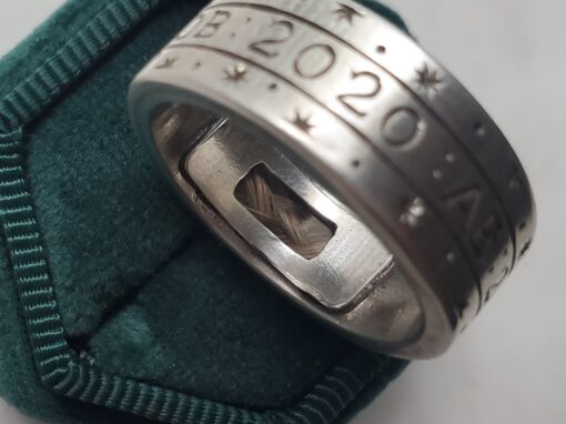 Custom Engraved Compartment Ring