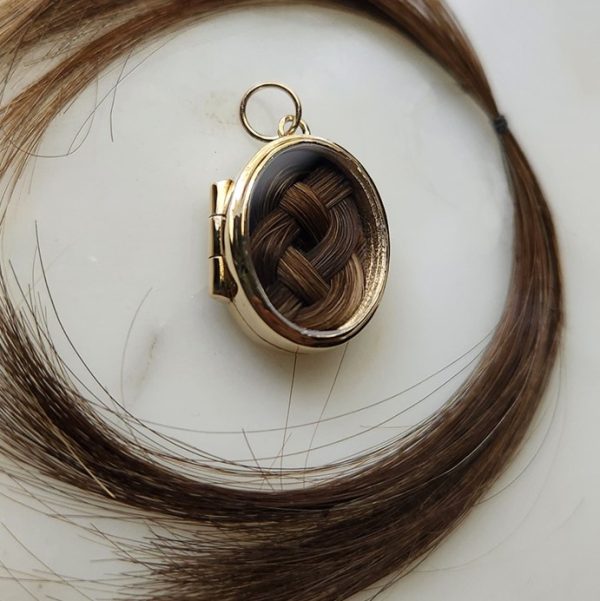 Mini Oval Locket 14k | 18k Gold